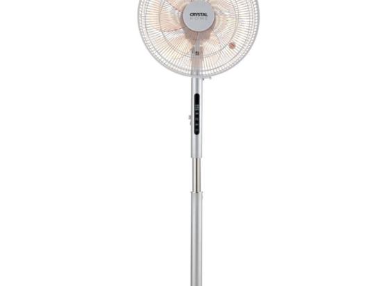Ανεμιστήρας Με Τηλεχειριστήριο Air Metal Control Touch 17924 Φ35x150cm 60W Silver Crystal Home