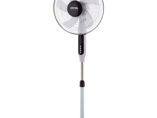 Ανεμιστήρας Με Τηλεχειριστήριο Air Comfort Control 17923 Φ40cm 50W White-Black Crystal Home