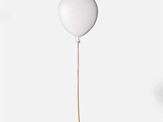 Διακοσμητικό Μπαλόνι 0830-2 80cm White-Gold Supergreens Πολυρεσίνη