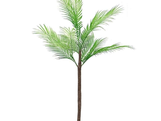 Τεχνητό Δέντρο Φοίνικας Χαμαιδώρεα 7570-6 140cm Green Supergreens Υαλοβάμβακας