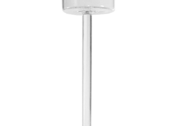 Κηροπήγιο Γυάλινο 3600-3 8x8x23cm Clear Supergreens Γυαλί