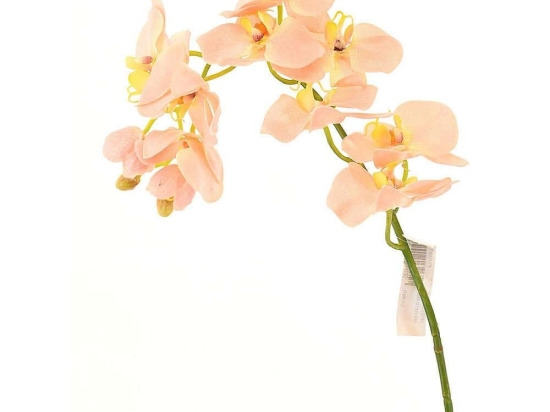 Τεχνητό Κλωνάρι Ορχιδέα 6380-7 75cm Pink Supergreens Πολυαιθυλένιο