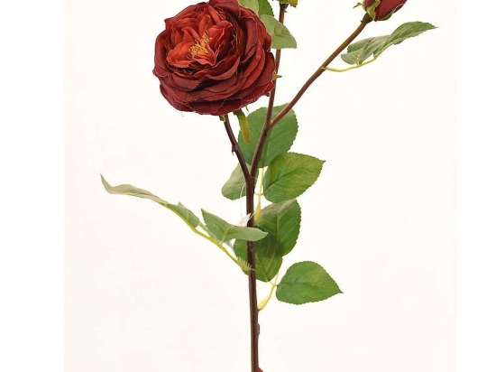 Τεχνητό Κλωνάρι Τριαντάφυλλο 1820-7 61cm Red Supergreens Πολυαιθυλένιο