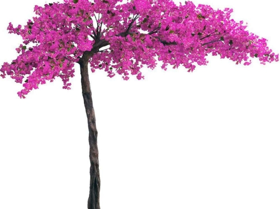 Τεχνητό Δέντρο Βουκαμβίλια 9480-6 350x320cm Pink Supergreens Υαλοβάμβακας