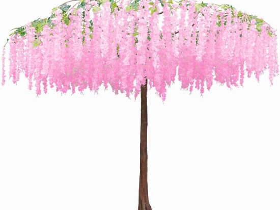 Τεχνητό Δέντρο Γλυσίνια 5480-6 370x290cm Pink Supergreens Υαλοβάμβακας