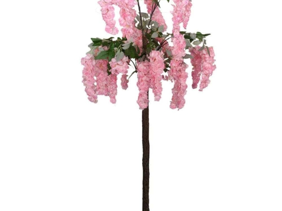 Τεχνητό Δέντρο Γλυσίνια 7380-6 160cm Pink Supergreens Υαλοβάμβακας