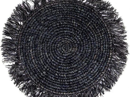 Σουπλά Κρόσσια 9130-2 Φ40cm Black Supergreens Rattan