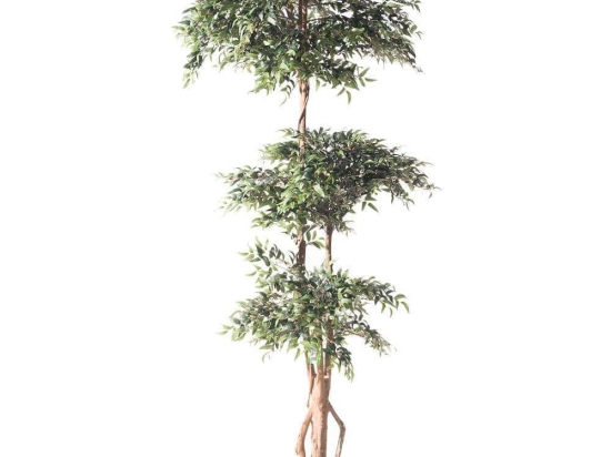 Τεχνητό Δέντρο Ρούσκος 0780-6 225cm Green Supergreens Πολυαιθυλένιο