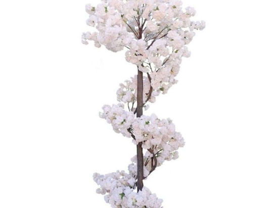 Τεχνητό Δέντρο Αμυγδαλιά 1611-6 310cm Pink Supergreens Πλαστικό, Ύφασμα