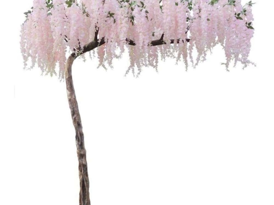 Τεχνητό Δέντρο Γλυσίνια 6511-6 320cm Pink Supergreens Πλαστικό, Ύφασμα
