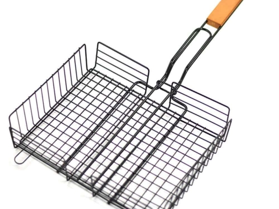 Σχάρα Ψησίματος Αντικολλητική Bbq 03DS002 62x31,5x6,5cm Natural-Black Kaiser Ατσάλι,Ξύλο