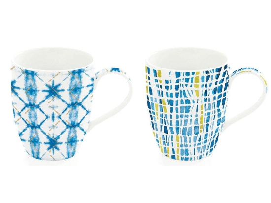 Κούπα Shibori (Σετ 2Τμχ) 923SHI1 350ml Multi Easy Life Πορσελάνη