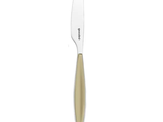 Μαχαίρι Φαγητού Feeling 18/10 23000339 Ανοξείδωτο Beige Guzzini Ατσάλι,Abs
