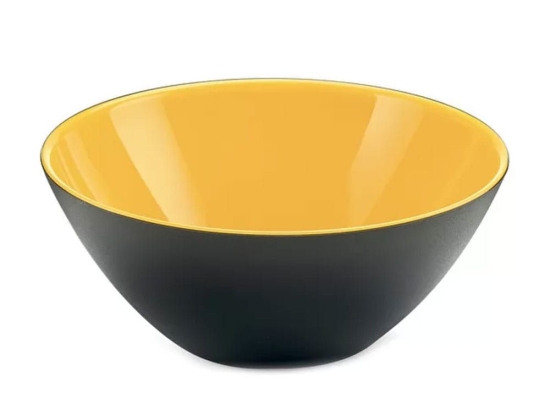 Μπωλ My Fusion 281425168 25cm Yellow-Black Guzzini Acrylic