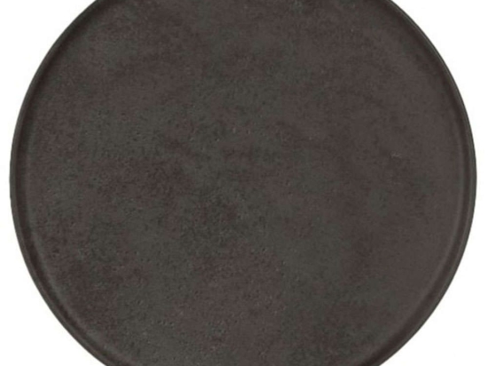 Πιάτο Ρηχό Caldera 673129 28cm Black Marva Κεραμικό