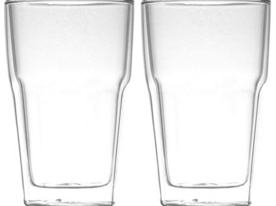 Ποτήρια Νερού Chantilly (Σετ 2Τμχ) 02220460 20,8x8,3x13cm 300ml Clear Gusta Γυαλί