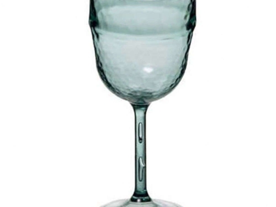 Ποτήρι Κρασιού Κολωνάτο Harmo 8,9x20,2cm Green Marva Πλαστικό