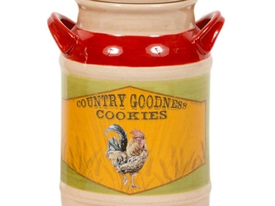 Βάζο Αποθήκευσης Country 658031 13,5x12x18,5cm Multi Marva Κεραμικό