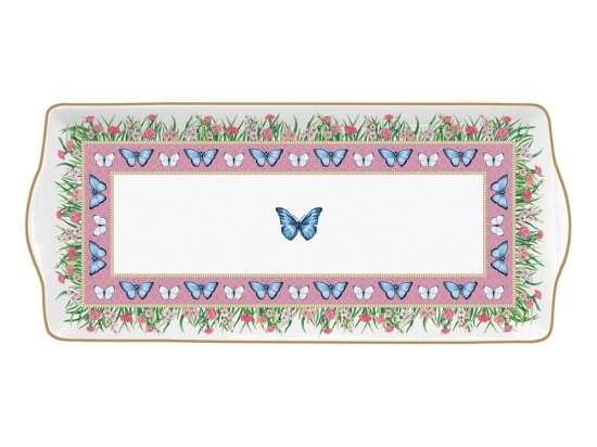 Πιατέλα Σερβιρίσματος Ορθογώνια Spring Parade 1109SPAR 35x15cm Multi Easy Life Πορσελάνη