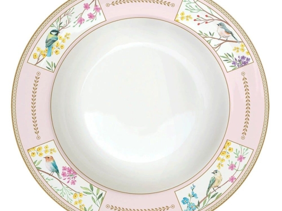 Πιάτο Βαθύ Birds Melody 943BIME Φ21,5cm Multi Easy Life Πορσελάνη