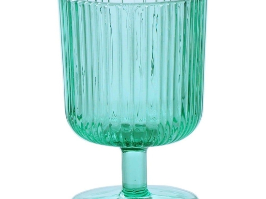 Ποτήρι Κρασιού Κολωνάτο Event 849003 250ml Green Marva Γυαλί