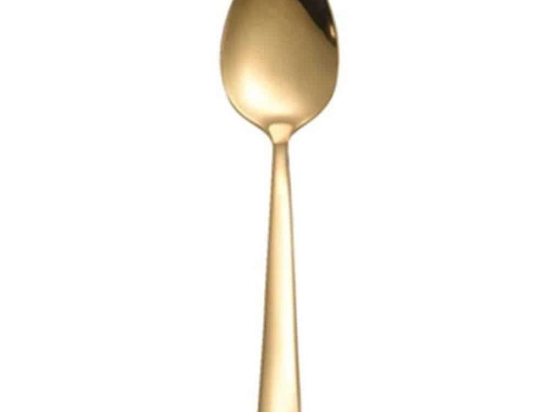 Κουταλάκι Γλυκού Porto 03332 14,5cm Gold Dinox Ανοξείδωτο Ατσάλι