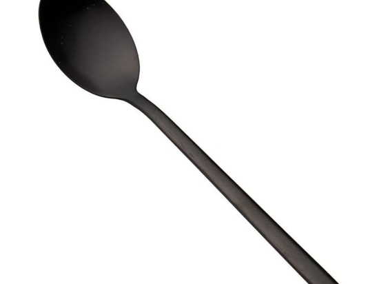 Κουτάλι Φαγητού Cuba 03028 20,6cm Black Dinox Ανοξείδωτο Ατσάλι