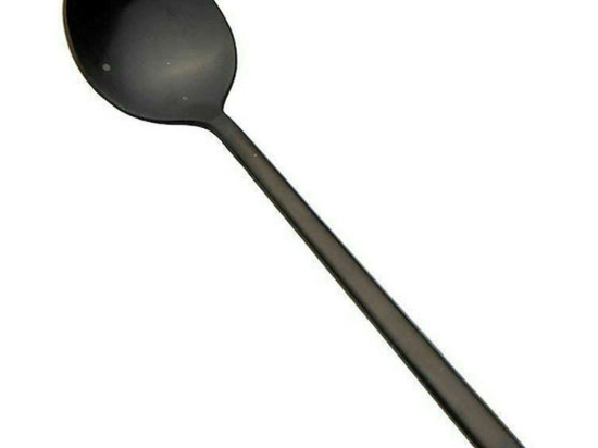 Κουτάλι Καφέ-Τσαγιού Cuba 03031 11,6cm Black Dinox Ανοξείδωτο Ατσάλι