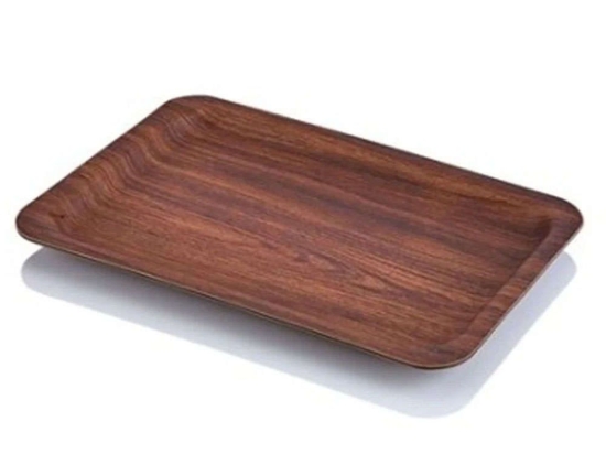 Δίσκος Σερβιρίσματος 10233 34x24x2cm Brown Evelin Πολυστερίνη