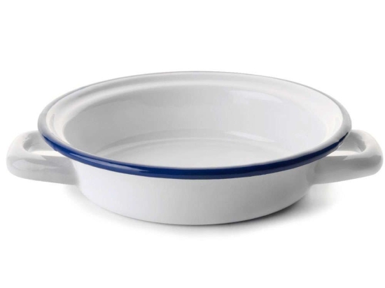 Σαγανάκι Εμαγιέ Blanca 904114 14cm White-Blue Ibili 14cm Εμαγιέ