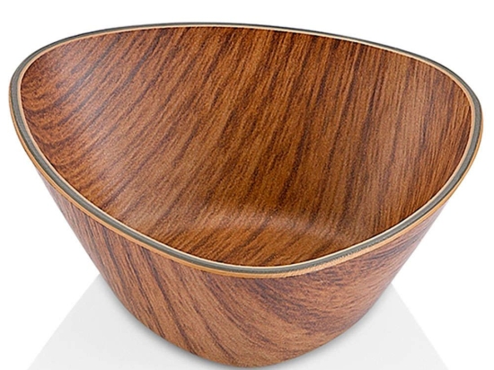 Μπωλ Σερβιρίσματος Triangle 10154 10x10x3,5cm Brown Evelin Πολυστερίνη
