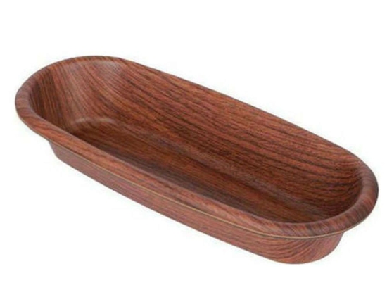 Ορντεβιέρα Οβάλ 10179 17,5x29,5cm Brown Evelin Πολυστερίνη