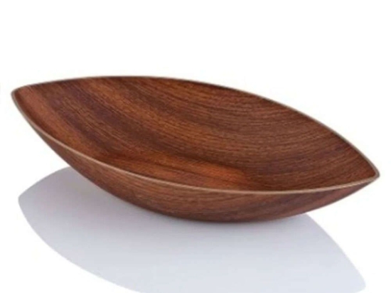 Πιατέλα Γόνδολα 10224 41,5x20,5x7cm Brown Evelin Πολυστερίνη