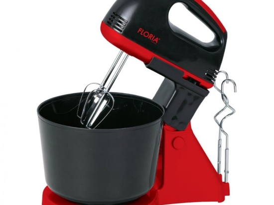 Μίξερ Χειρός Με Κάδο 2,5L 150W ZLN7574 Black-Red Zilan Ατσάλι,Abs