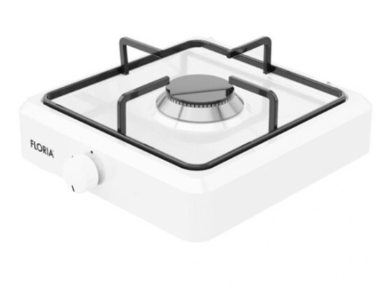 Εστία Υγραερίου ZLN7119 Μονή 28x28cm White Zilan Αλουμίνιο