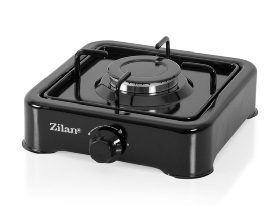 Εστία Υγραερίου ZLN0018-BLK Εμαγιέ Μονή 31,50x26,50x10cm Black Zilan Εμαγιέ