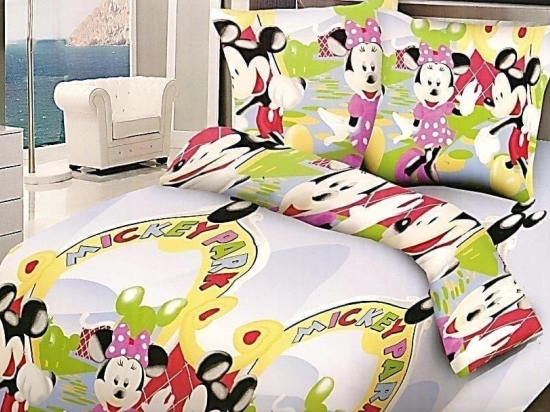 Ariete Casa Σετ Παπλωματοθήκη Βαμβακερή MICKY-MINNIE MOUSE