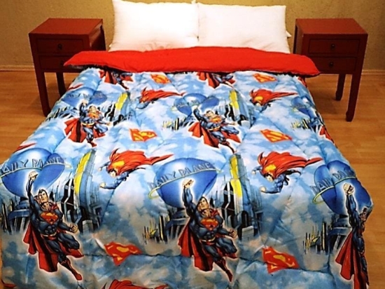 Πάπλωμα Superman Μονό