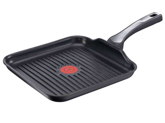 Τηγάνι Γκριλιέρα Selection G28440 26x26cm Black Tefal 26cm Αλουμίνιο