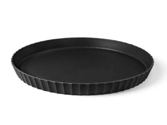 Δίσκος - Πιατέλα Σερβιρίσματος Atena M 30x3cm Carbon Black Blim+ Πολυπροπυλένιο