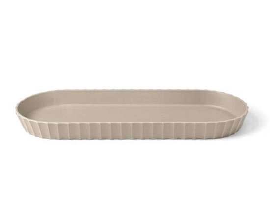 Πιατέλα Σερβιρίσματος Minerva M 37,5x15x3cm Mocha Grey Blim+ Πολυπροπυλένιο