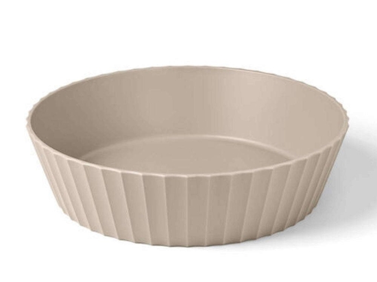 Μπωλ Σερβιρίσματος Hera L 25x6cm Mocha Grey Blim+ Πολυπροπυλένιο