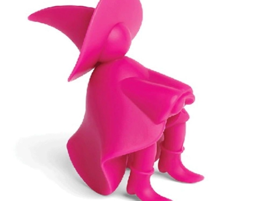 Βάση Στήριξης Κουτάλας Agatha PA685.R 7,6x4,5x4,8cm Rose Σιλικόνη