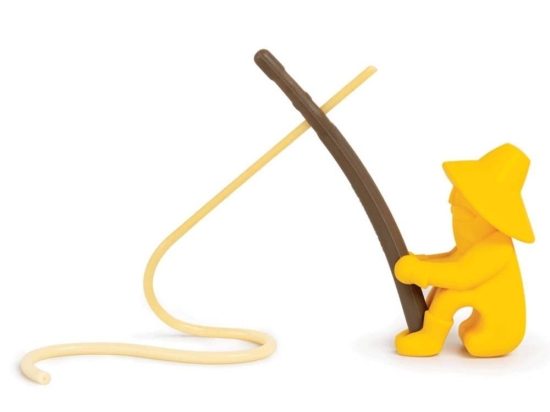 Δοκιμαστής Ζυμαρικών Al Dente PA785 10x8,5x4cm Yellow-Brown Σιλικόνη