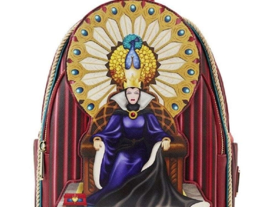 Σακίδιο Πλάτης Παιδικό Snow White - Evil Queen Throne WDBK3064 23x27x11cm Multi Loungefly Disney Τεχνόδερμα