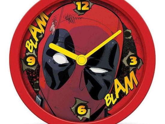 Ρολόι Επιτραπέζιο - Ξυπνητήρι Παιδικό Deadpool - Blam Blam P85893 Multi Pyramid