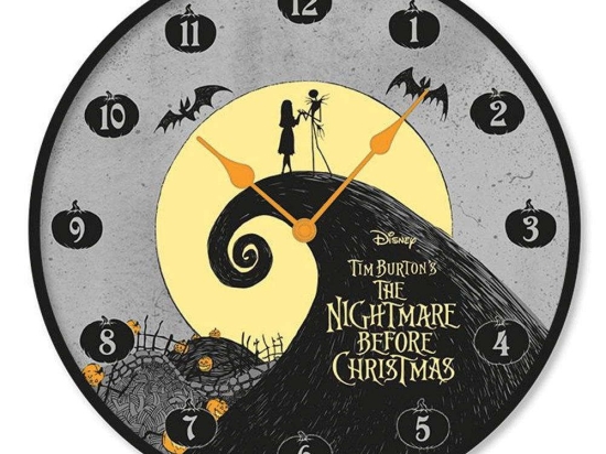 Ρολόι Τοίχου The Nightmare Before Christmas - Jack  Sally GP85873 25cm Multi Pyramid