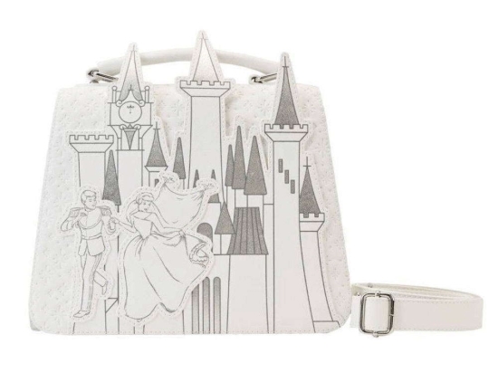 Τσαντάκι Χιαστί Disney: Cinderella - Happily Ever After WDTB2794 25,4x19x7,6cm White-Silver Loungefly