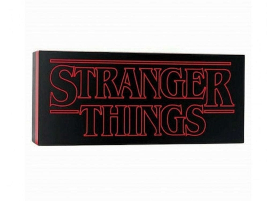 Φωτιστικό Επιτραπέζιο Stranger Things Logo PP9826ST 30cm Black-Red Paladone