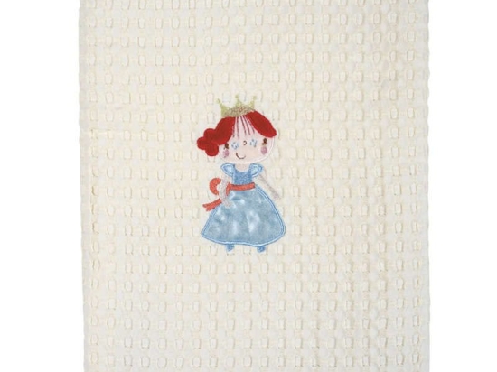 Βρεφική Κουβέρτα Πικέ 6511 Baby Dream Embroidery Pink Das Home Κούνιας 110x150cm 100% Βαμβάκι